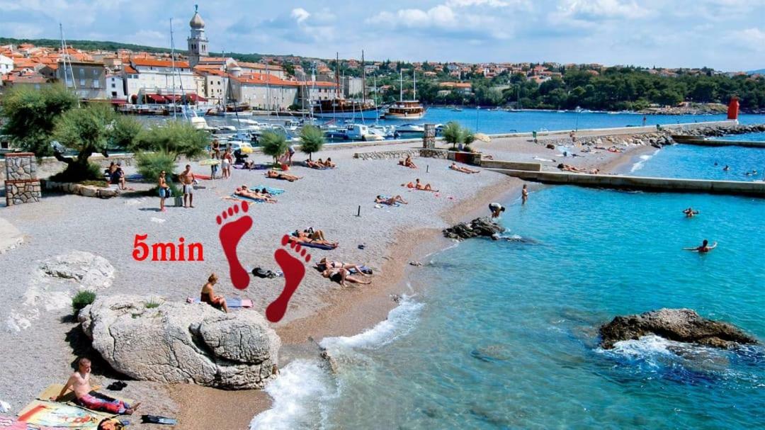 Apartman Jezevac Krk Town Kültér fotó